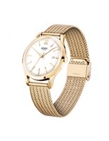 Armbanduhr Henry London Herr Westminster in Gelb vergoldet stahl HL39-M-0006 - HL39-M-0006